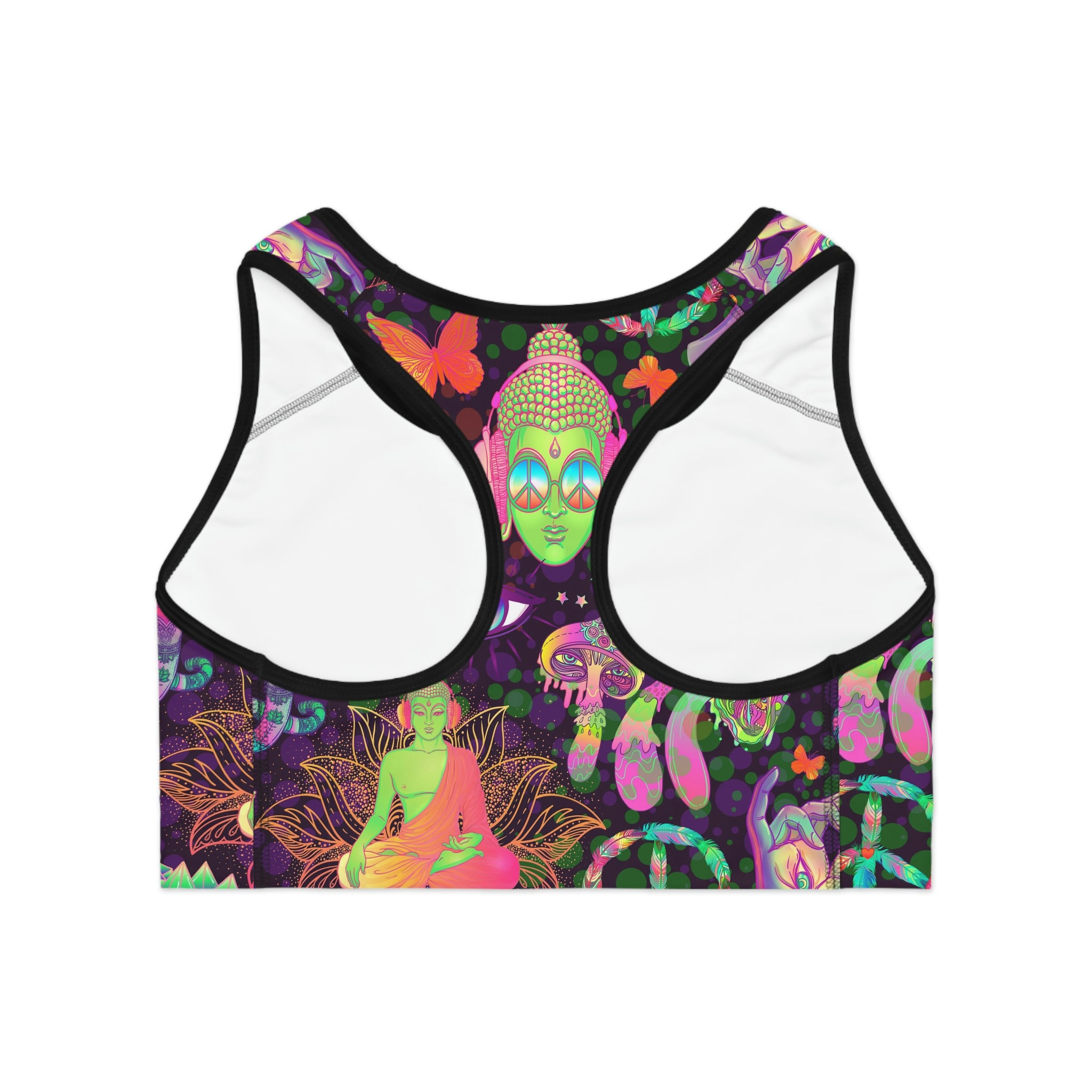 Groovy Psychedelic Sports Bra